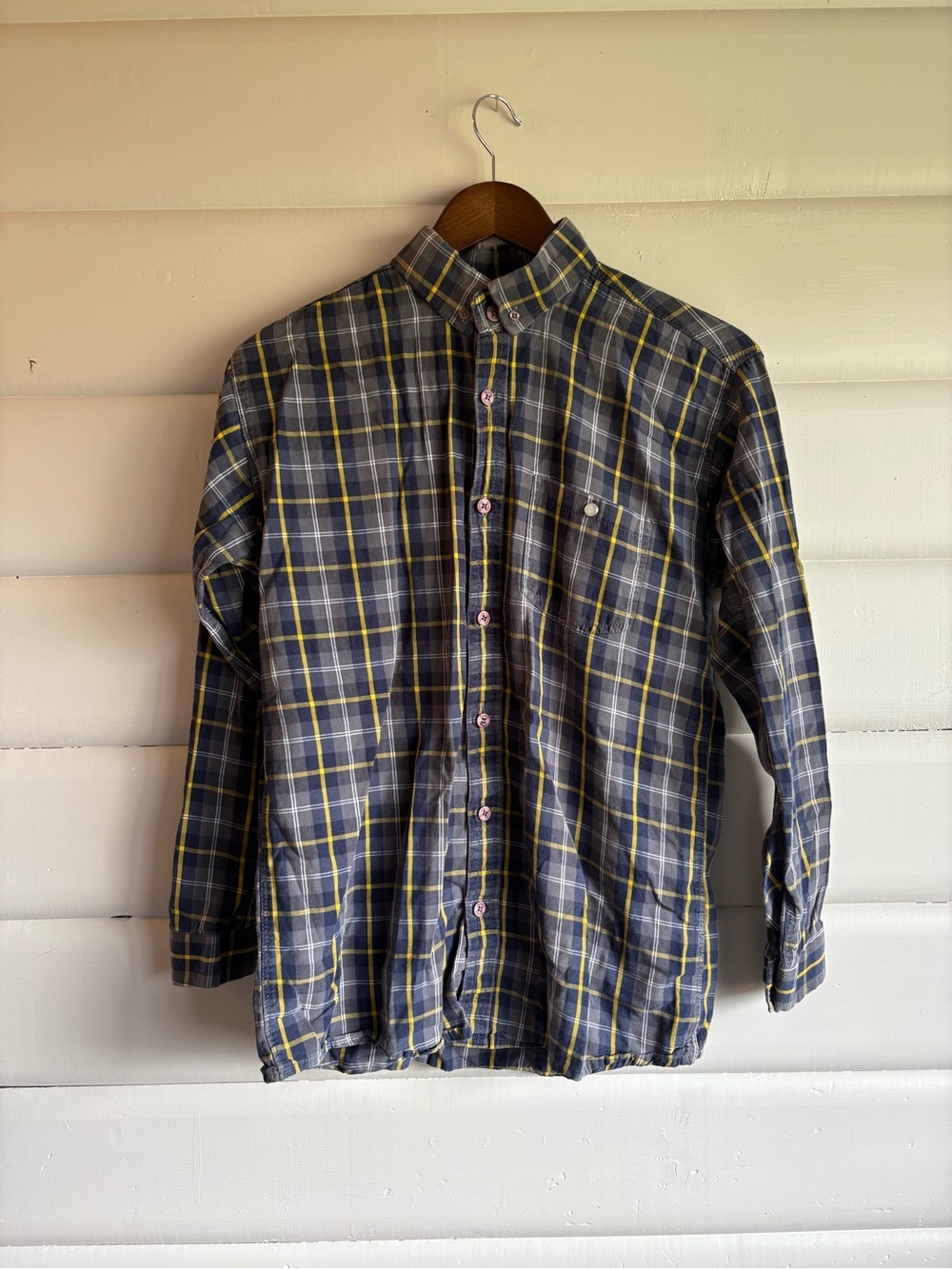 Watchler 1999 Limited Edition Plaid Button-Up Shirt Men’s Large Slim Fit